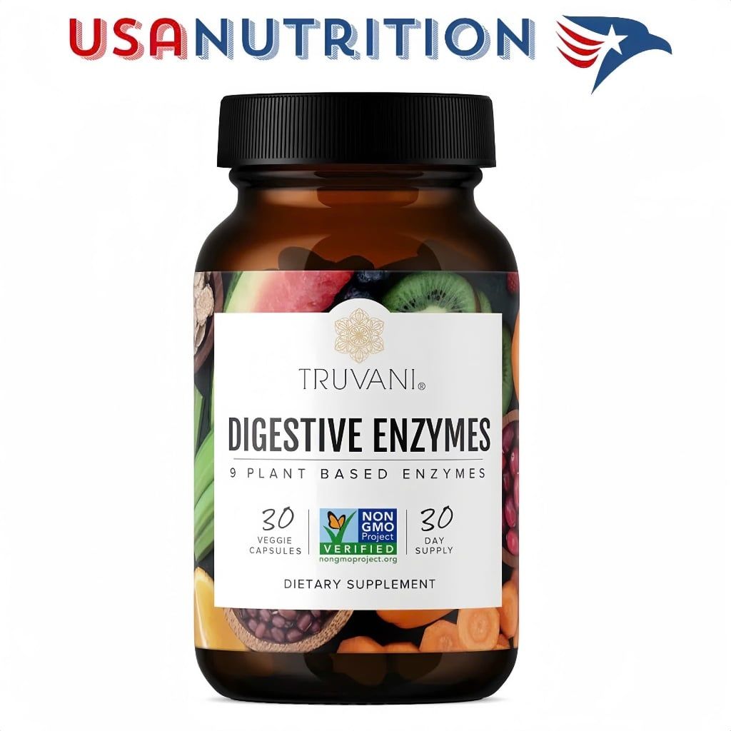 Digestive Enzymes tiêu hoá tốt nhất thế giới Truvani : 9 loại Enzymes kết hợp
