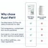 Grass Fed Whey Protein chứng nhận Clean Label Project 2lb 30 lần dùng : Puori PW1