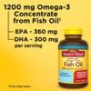 [Chính hãng web] Burp-Less Omega-3 1200mg 120 viên Nature Made : Dầu cá cô đặc, không ợ hơi