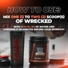 Bột Wrecked Pre Workout 10.000mg L-Citrulline 40 lần dùng : Huge Supplements