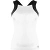 Champion Momentum Tank: Áo thun nữ không tay co giãn White/Black