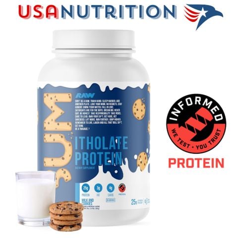  Bổ sung đạm CBUM Itholate Protein 100% Whey Isolate 25 lần dùng 