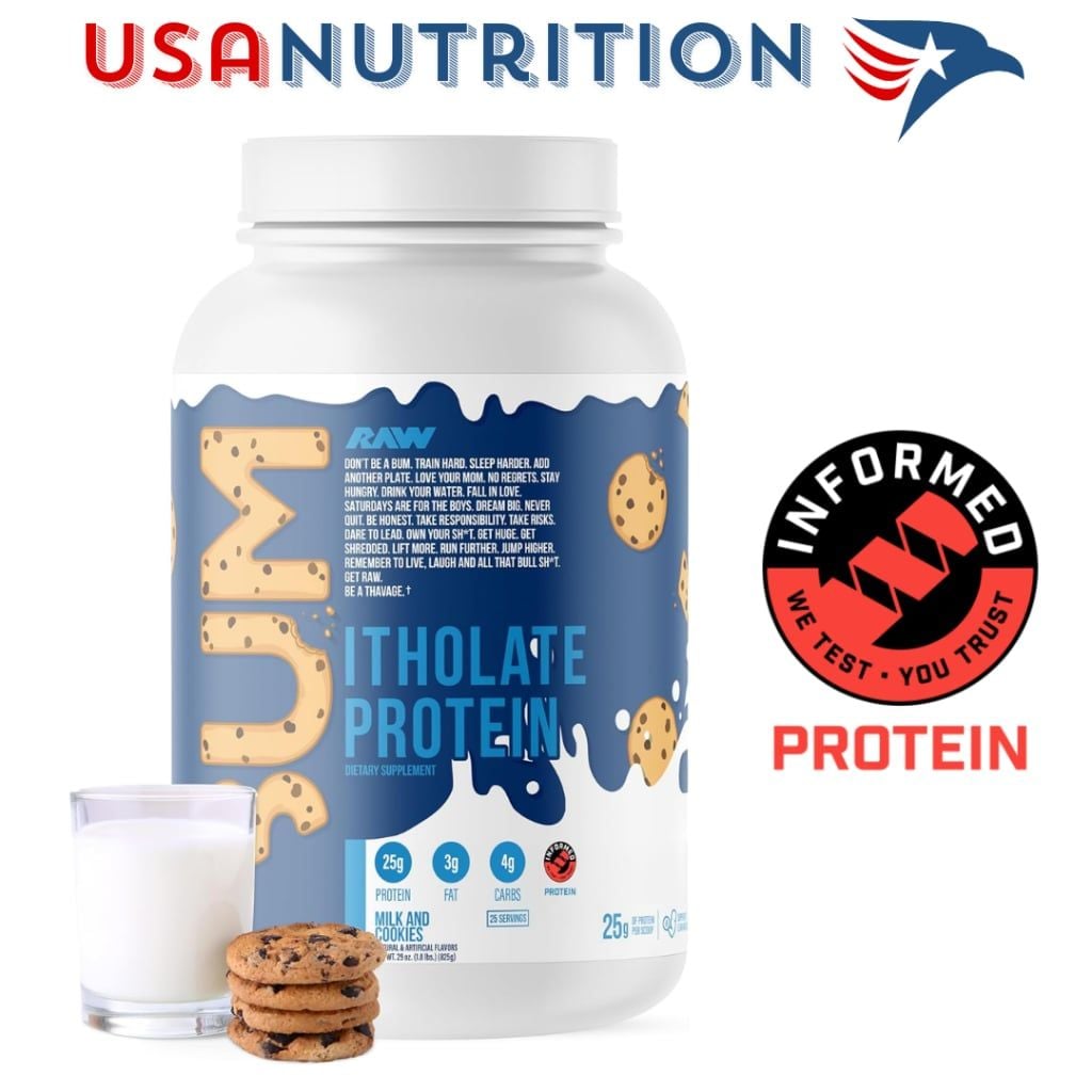 Bổ sung đạm CBUM Itholate Protein 100% Whey Isolate 25 lần dùng