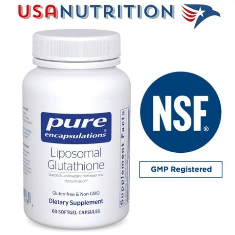  Liposomal Glutathione 250mg chứng nhận NSF : Nestle 
