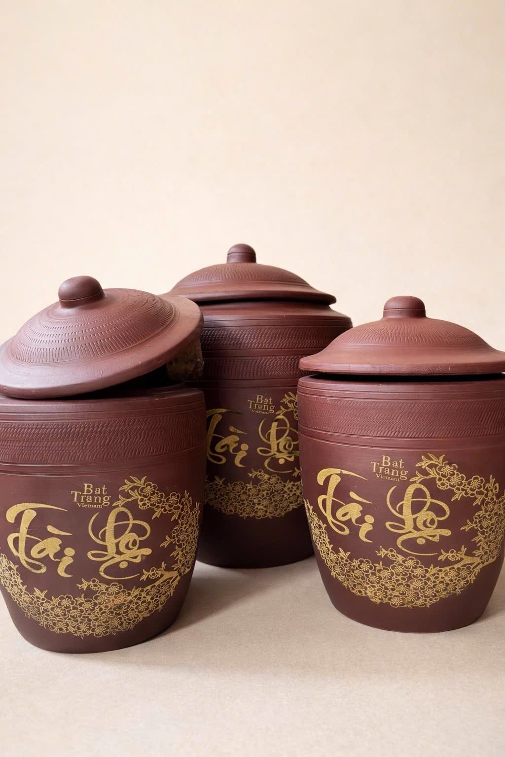  Trĩnh đựng gạo, nước bằng gốm đủ kích cỡ - Gốm sứ Bát Tràng 