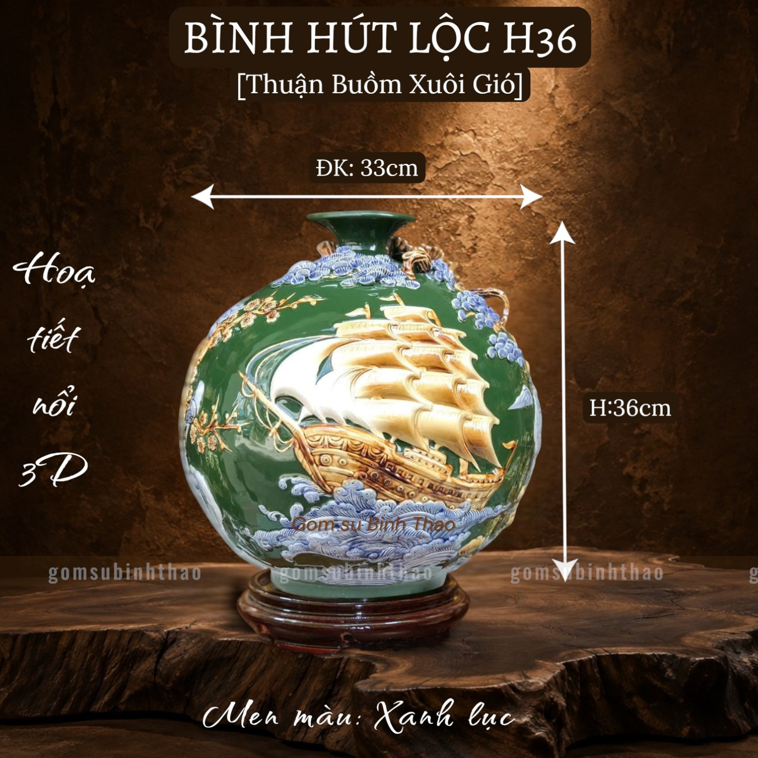  Bình hút lộc 
