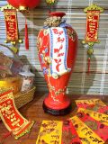  Bình mai men màu đắp nổi 3D VẠN SỰ NHƯ Ý hàng Bát Tràng chính hãng BMVHVSNY 