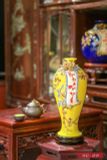  Bình mai men màu đắp nổi 3D VẠN SỰ NHƯ Ý hàng Bát Tràng chính hãng BMVHVSNY 