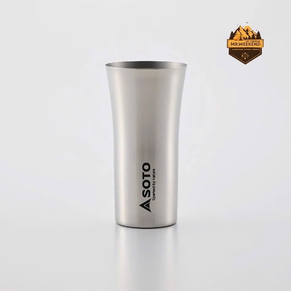 Ly Inox Uống Bia Dã Ngoại SOTO Stainless Beer Tumbler 400ml (ST-BT40)