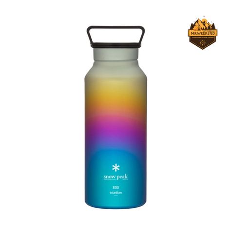 Bình Nước Titanium Snow Peak Aurora Bottle 800 Rainbow TW-800-RA