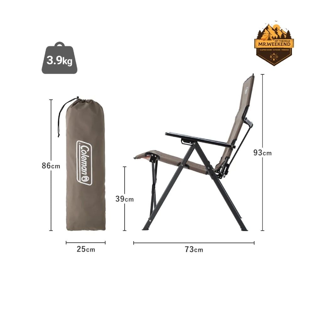 Ghế Cắm Trại Ngả Lưng 3 Nấc Coleman Lay Chair NX Greige