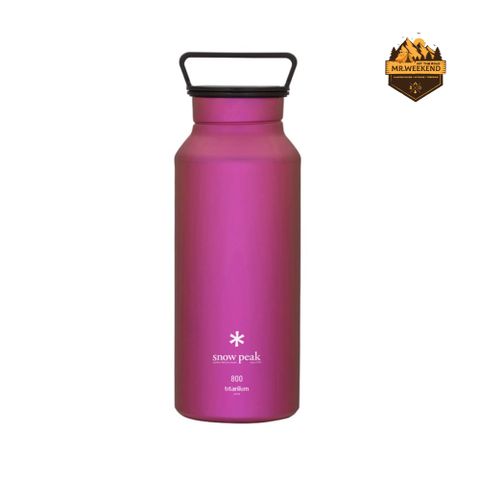 Bình Nước Titanium Snow Peak Aurora Bottle 800 Pink TW-800-PI