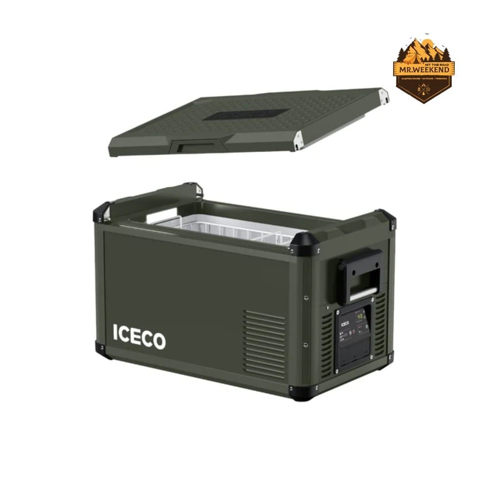 Tủ Lạnh Dã Ngoại Xe Hơi Vỏ Thép ICECO VL35ProS Olive Single Zone (35L)