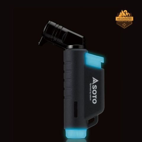 Bật Lửa Khò SOTO Micro Torch Active Luminous Blue ST-486LUBL