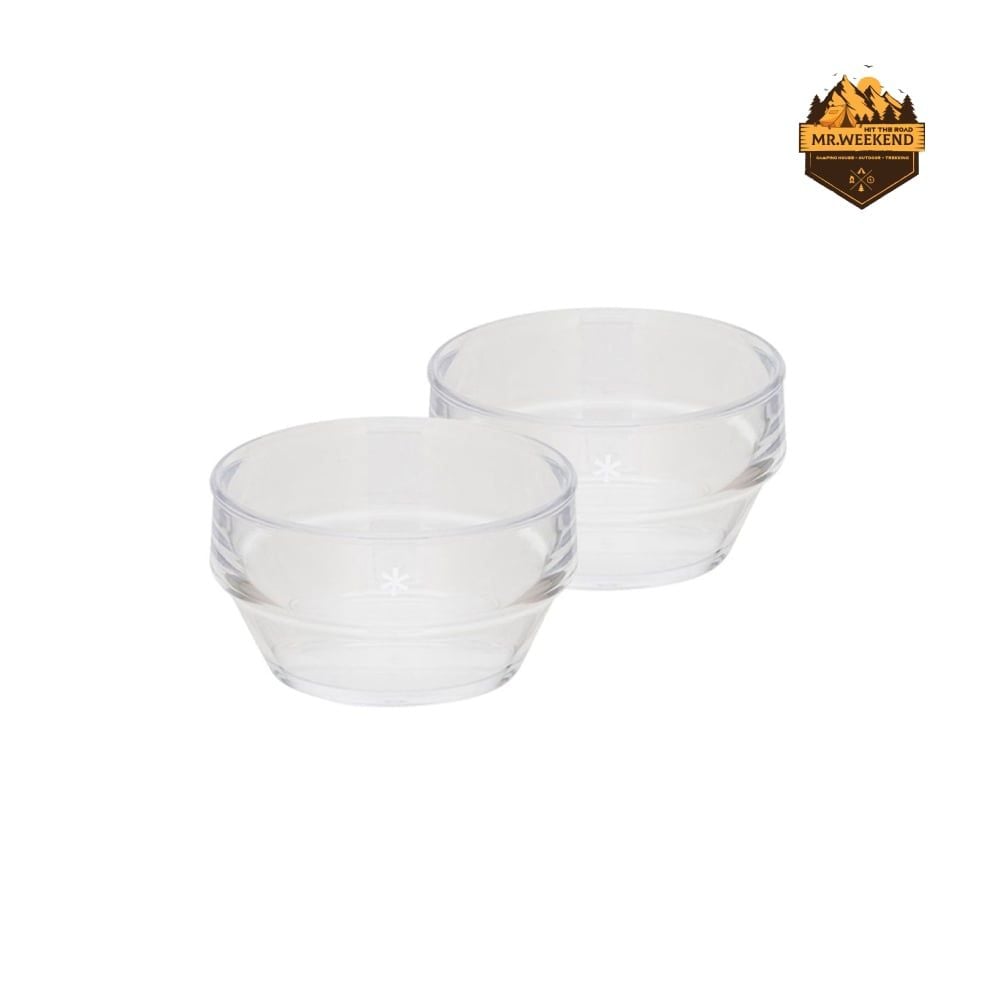 Bộ 2 Ly Uống Trà Trong Suốt Snow Peak Sayou Clear Teacups (TW-340) - 150ml