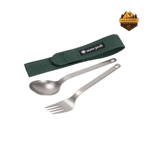 Bộ Muỗng Nĩa Titanium Snow Peak Whopper Weapon Set SCT-002