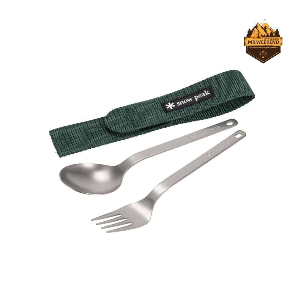 Bộ Muỗng Nĩa Titanium Snow Peak Whopper Weapon Set SCT-002