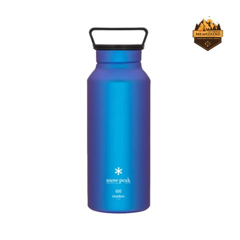 Bình Nước Titanium Snow Peak Aurora Bottle 800 Blue TW-800-BL
