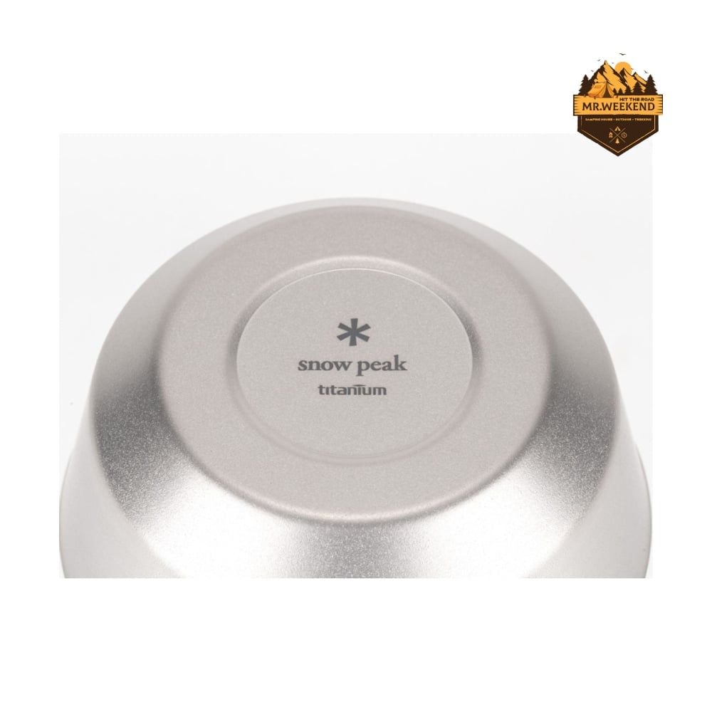 Chén Titanium 2 Lớp Cách Nhiệt Snow Peak Double Bowl 600 (TW-241)