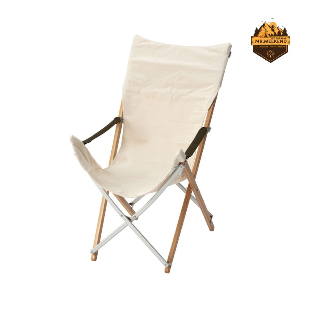 Ghế Dã Ngoại Khung Tre Snow Peak Take! Chair Long LV-086