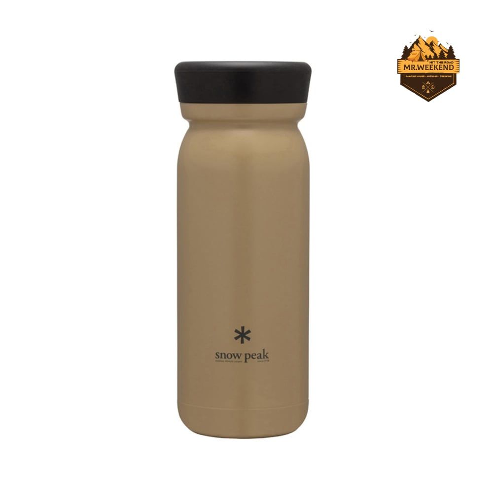 Bình Giữ Nhiệt Dã Ngoại Snow Peak Stainless Vacuum Bottle Type M500 Sand (TW-501-SN)