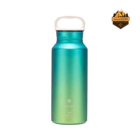 Bình Nước Titanium Snow Peak Aurora Bottle 600 Ocean TW-600RE-OC