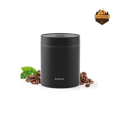 Hũ Hút Chân Không Cà Phê Thông Minh OutPeak 500g Space Grey