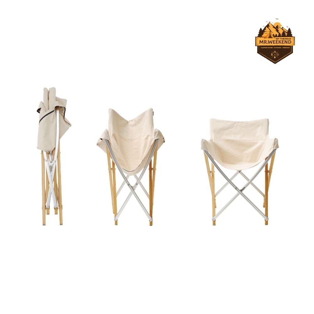 Ghế Dã Ngoại Khung Tre Snow Peak Take! Chair LV-085