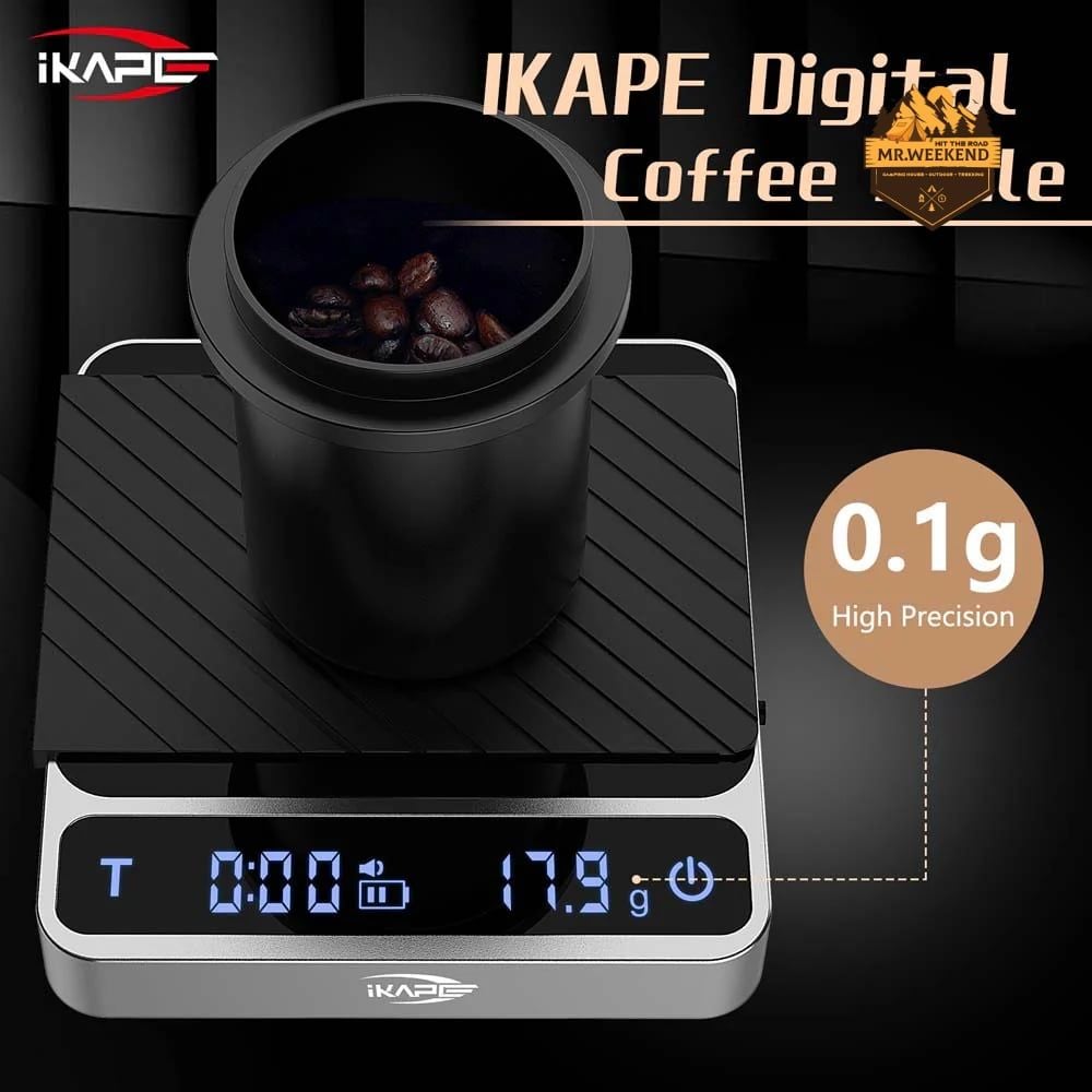 Cân điện tử IKAPE Coffee Electronic Scale V2 for Drip coffee, Espresso