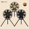 Quạt Tích Điện Dã Ngoại Cargo Container Multi Fan L