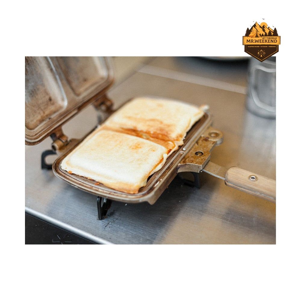 Khuôn Kẹp Bánh Mì Dã Ngoại Snow Peak Hot Sandwich Maker Tramezzino (GR-009R)