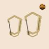 Móc Khóa Chữ D Cargo Container Hard Karabiner D (Size M / L)
