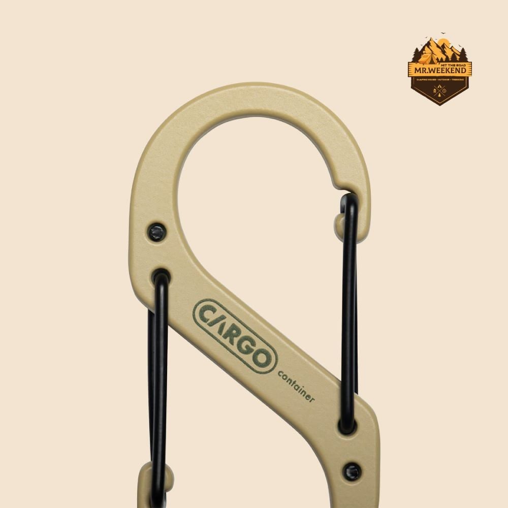 Móc Khóa Chữ S Cargo Container Hard Karabiner (Size M / L)