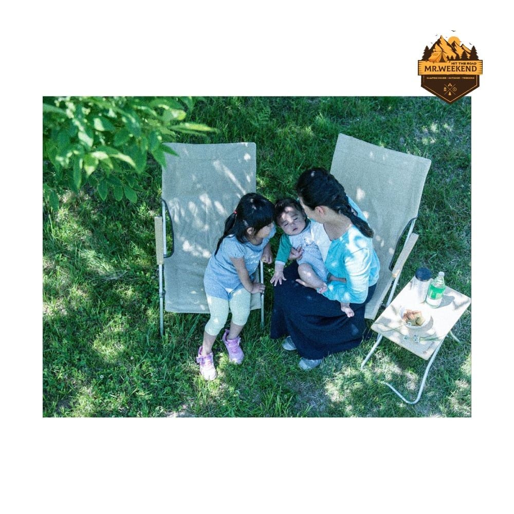 Ghế Dã Ngoại Snow Peak Low Chair 30 Khaki LV-091KH