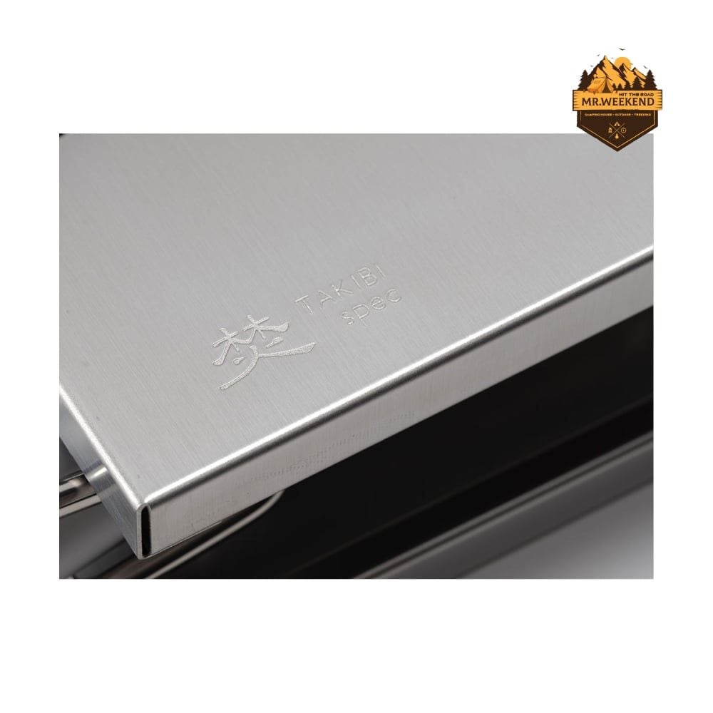 Bàn Inox Chịu Nhiệt Dã Ngoại Snow Peak TAKIBI My Table LV-039
