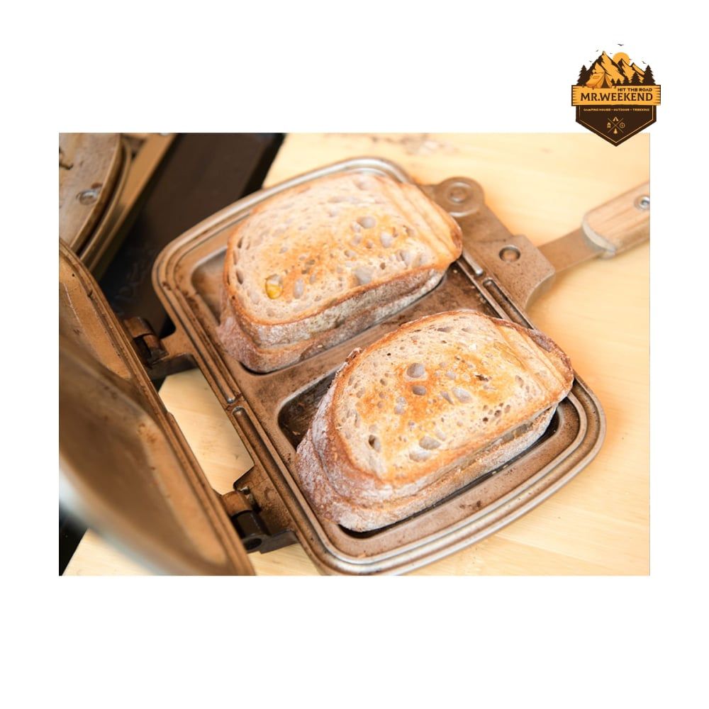 Khuôn Kẹp Bánh Mì Dã Ngoại Snow Peak Hot Sandwich Maker Tramezzino (GR-009R)
