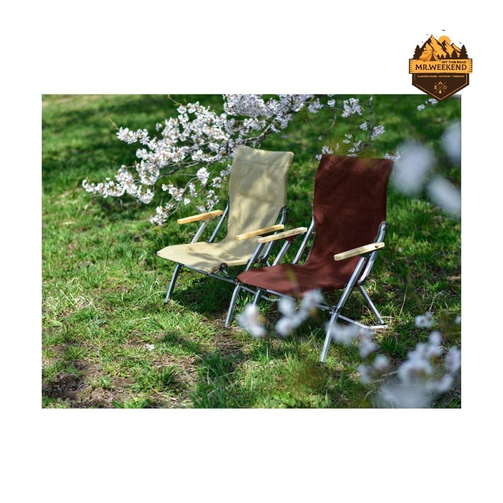 Ghế Dã Ngoại Snow Peak Low Chair 30 Khaki LV-091KH