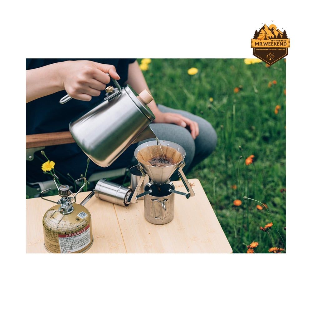 Ấm Đun Nước Dã Ngoại Snow Peak Field Barista Kettle CS-115R