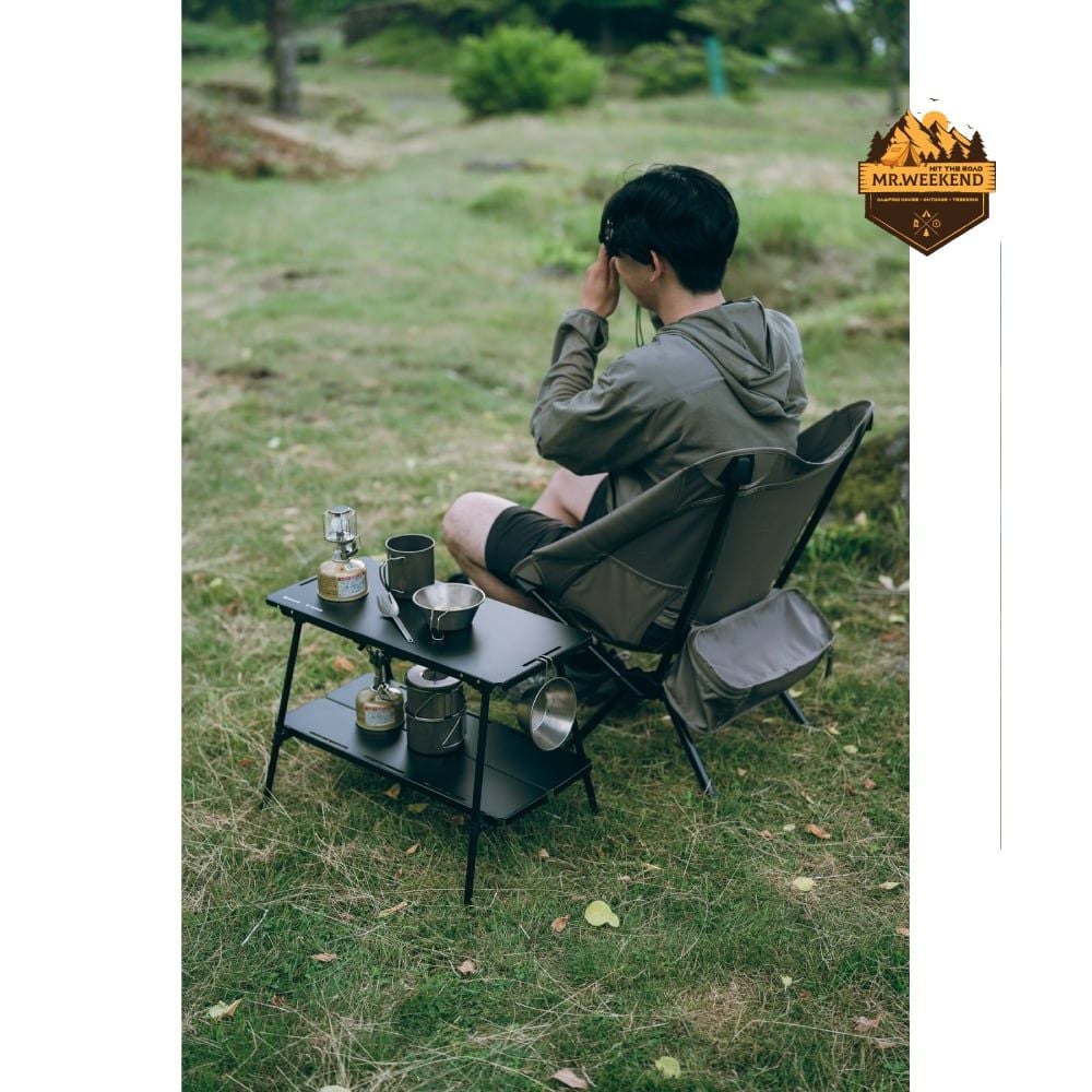 Ghế Cắm Trại Snow Peak Noga Chair LV-510 – Hợp Tác Cùng Helinox