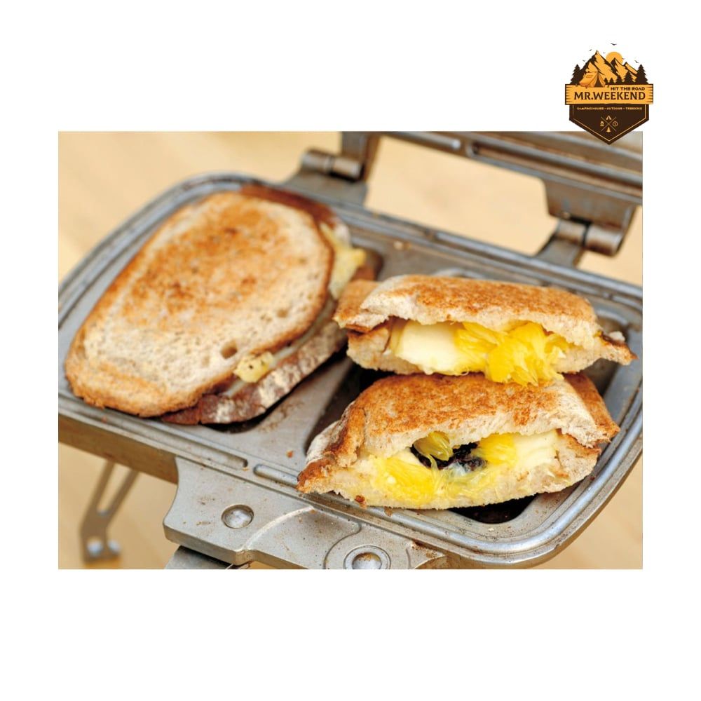 Khuôn Kẹp Bánh Mì Dã Ngoại Snow Peak Hot Sandwich Maker Tramezzino (GR-009R)