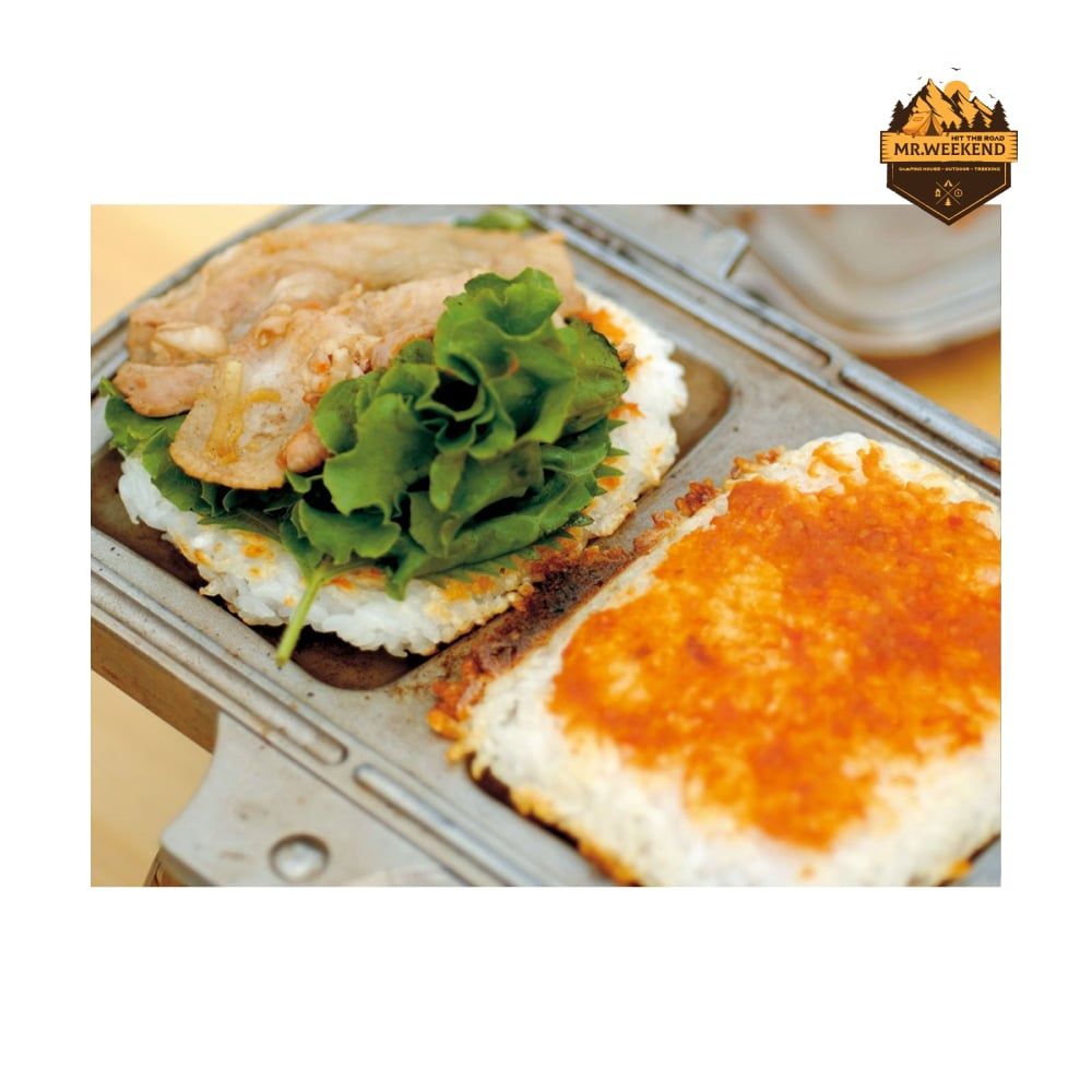 Khuôn Kẹp Bánh Mì Dã Ngoại Snow Peak Hot Sandwich Maker Tramezzino (GR-009R)