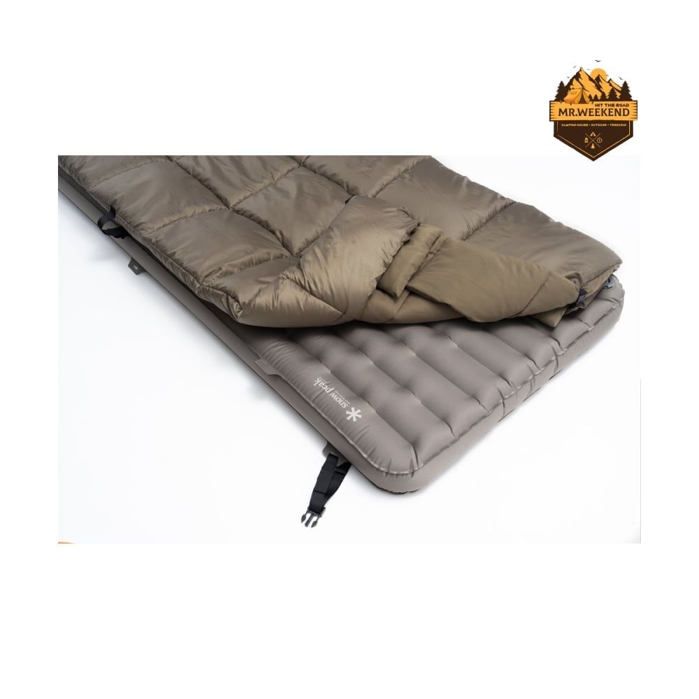Bộ Túi Ngủ Chăn & Đệm Hơi Snow Peak System Ofuton Slim Mat Set BD-061