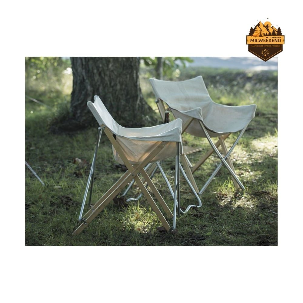 Ghế Dã Ngoại Khung Tre Snow Peak Take! Chair LV-085