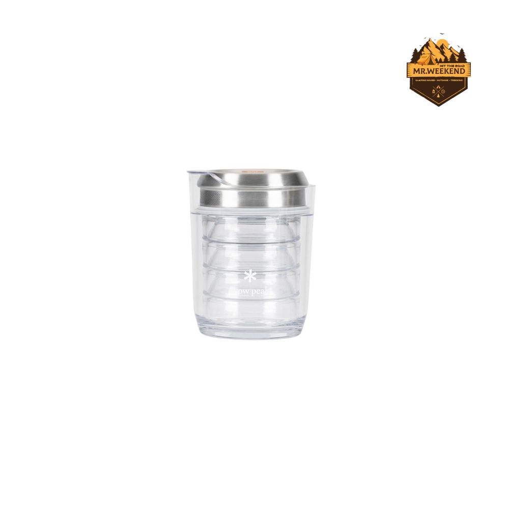 Bộ 2 Ly Uống Trà Trong Suốt Snow Peak Sayou Clear Teacups (TW-340) - 150ml
