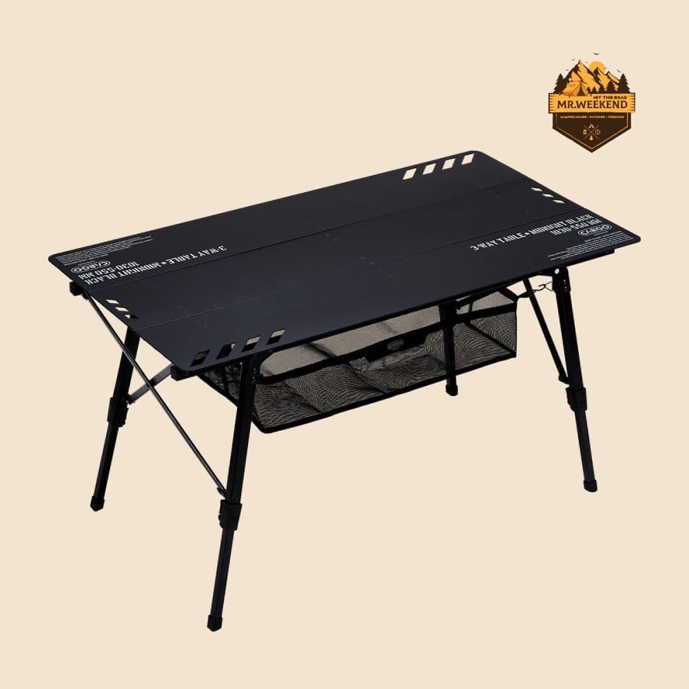 Bàn Gấp Dã Ngoại Khung Nhôm Cargo Container 3-Way Table