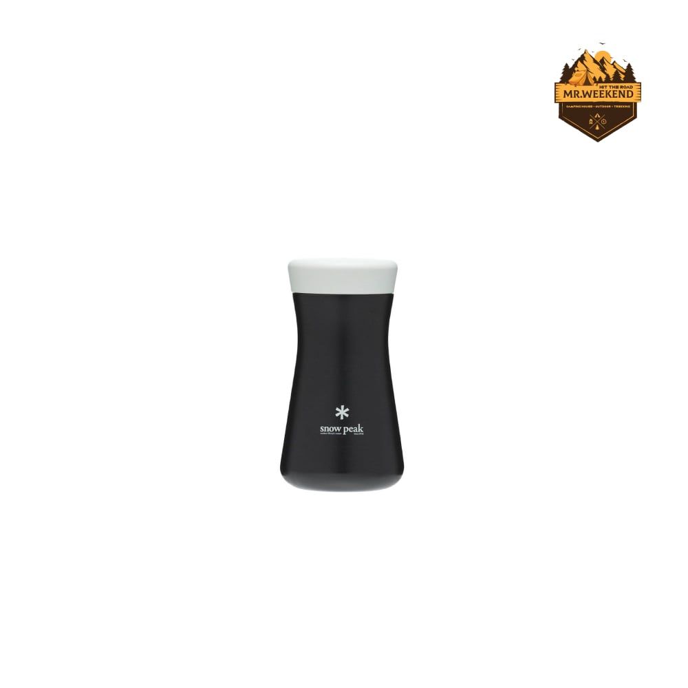Bình Giữ Nhiệt Dã Ngoại Snow Peak Stainless Vacuum Bottle Type T350 Black (TW-350BK)