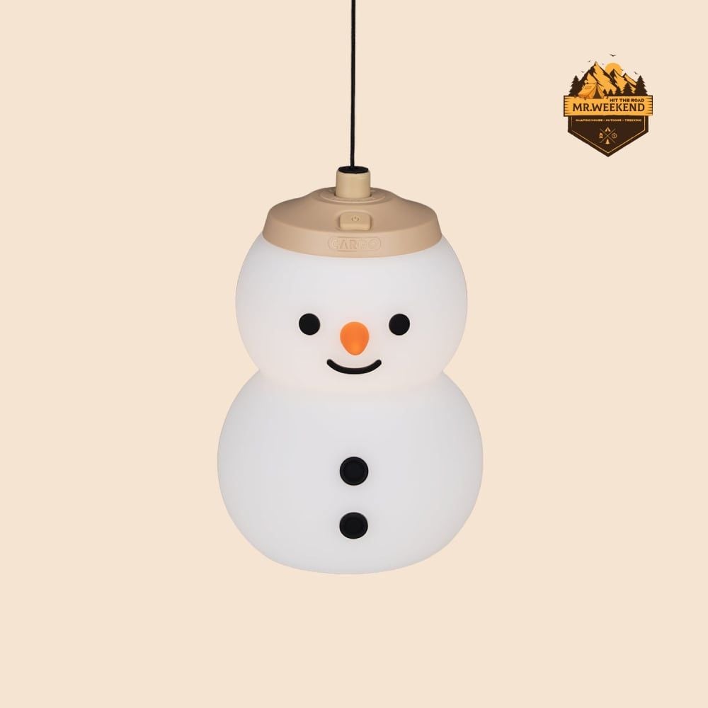 Chụp Đèn Người Tuyết Cargo Container Snowman Shade Decor