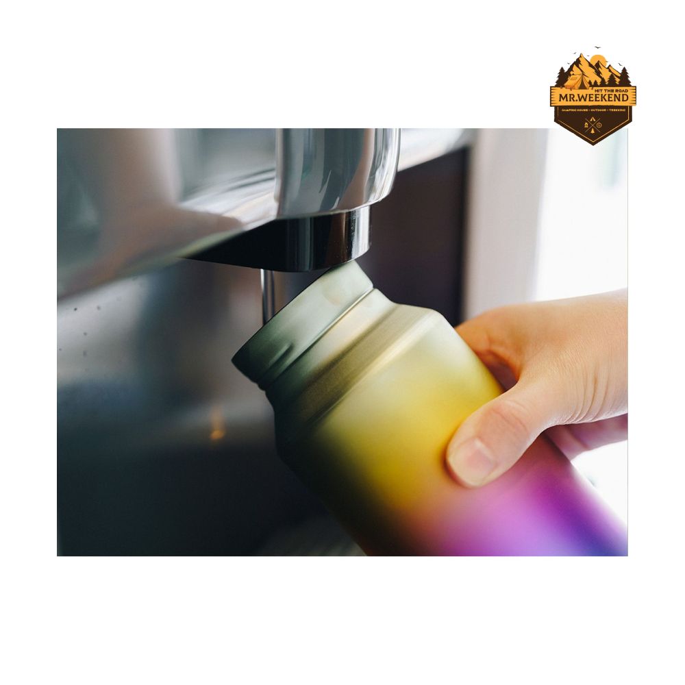 Bình Nước Titanium Snow Peak Aurora Bottle 800 Rainbow TW-800-RA