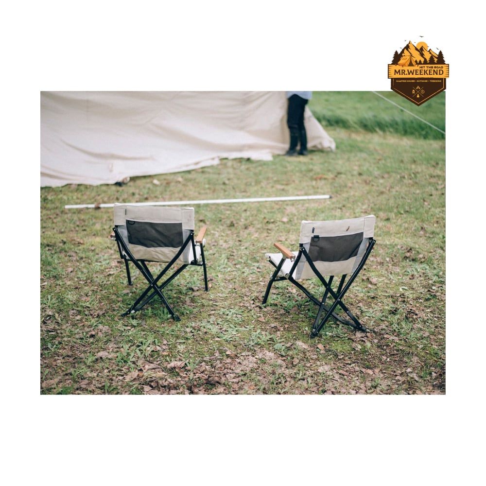 Ghế Dã Ngoại Snow Peak Low Chair Short Ivory LV-093IV