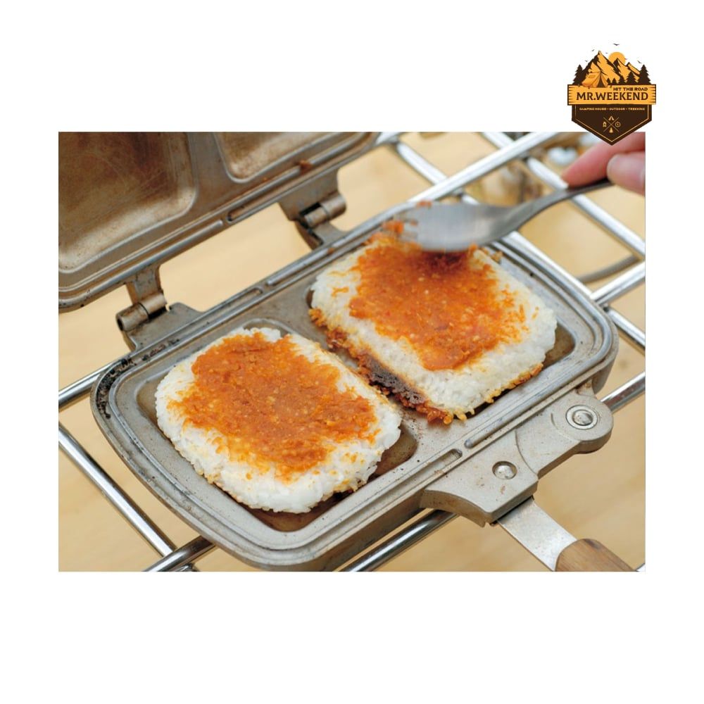 Khuôn Kẹp Bánh Mì Dã Ngoại Snow Peak Hot Sandwich Maker Tramezzino (GR-009R)